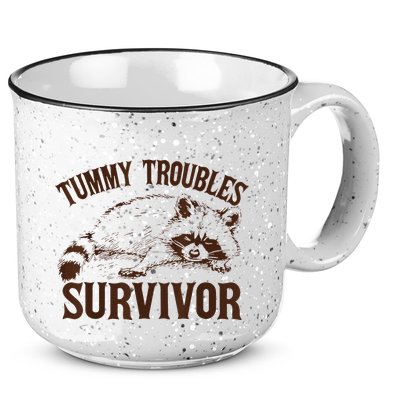 Tummy Troubles Survivor 15oz Campfire Ceramic Mug