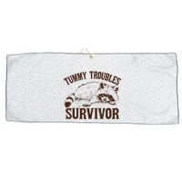 Tummy Troubles Survivor Large Microfiber Waffle Golf Towel