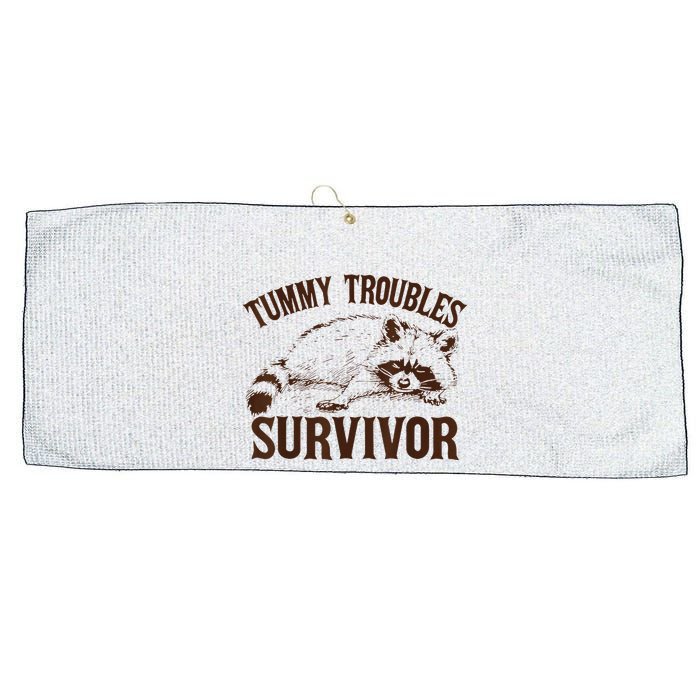 Tummy Troubles Survivor Large Microfiber Waffle Golf Towel