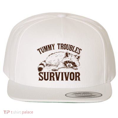 Tummy Troubles Survivor Wool Snapback Cap
