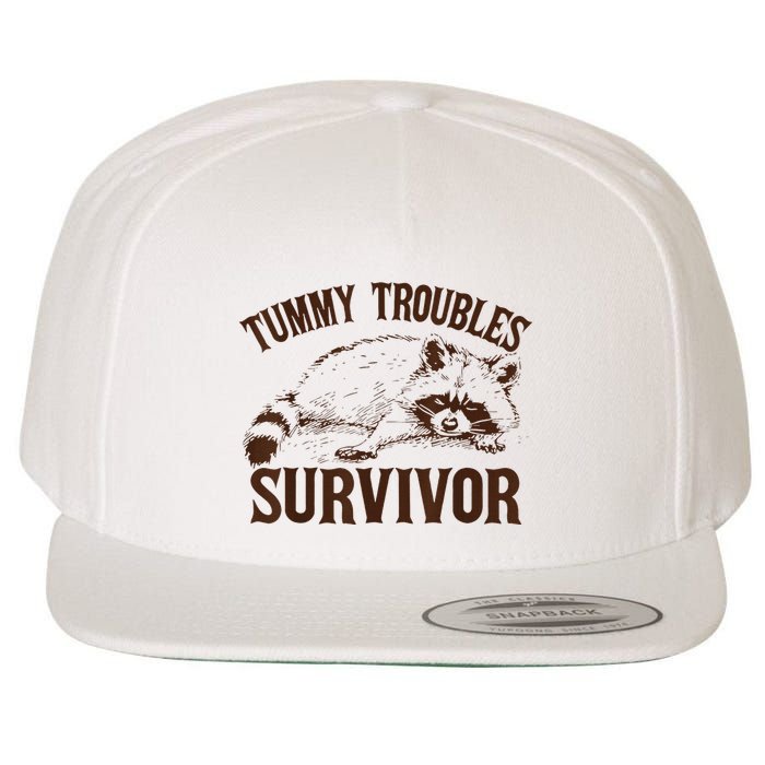 Tummy Troubles Survivor Wool Snapback Cap
