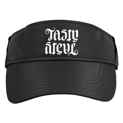 Teno.Gg Tasty Steve Ambigram Adult Drive Performance Visor