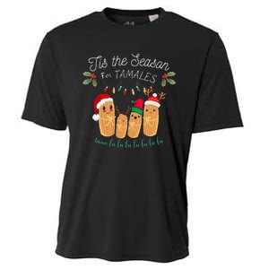 Tis The Season For Tamales Mexican Christmas Cooling Performance Crew T-Shirt