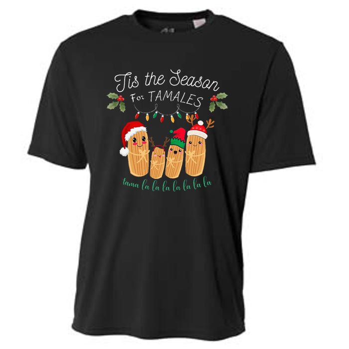 Tis The Season For Tamales Mexican Christmas Cooling Performance Crew T-Shirt