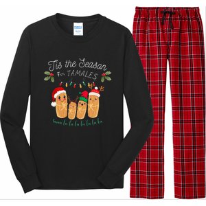 Tis The Season For Tamales Mexican Christmas Long Sleeve Pajama Set