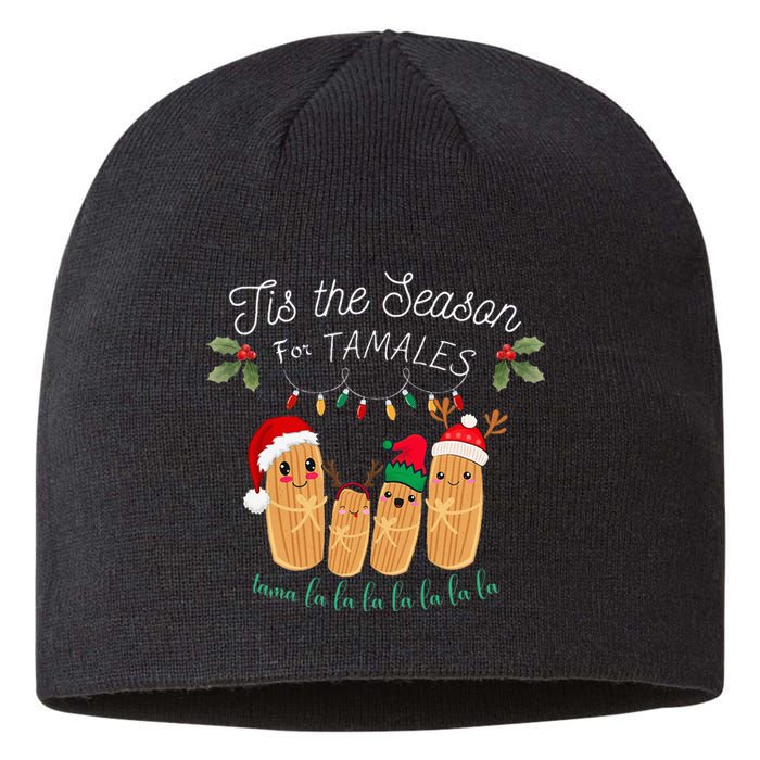 Tis The Season For Tamales Mexican Christmas Sustainable Beanie