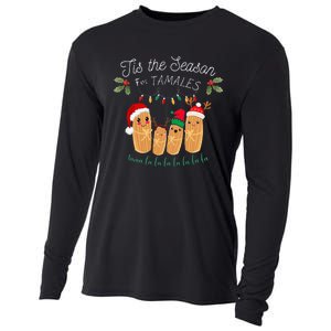 Tis The Season For Tamales Mexican Christmas Cooling Performance Long Sleeve Crew