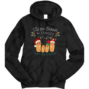 Tis The Season For Tamales Mexican Christmas Tie Dye Hoodie