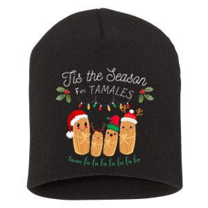 Tis The Season For Tamales Mexican Christmas Short Acrylic Beanie