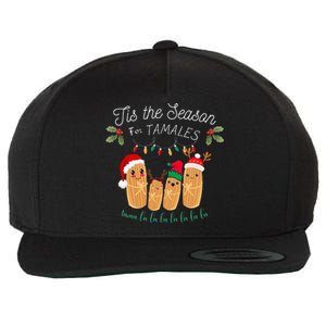 Tis The Season For Tamales Mexican Christmas Wool Snapback Cap