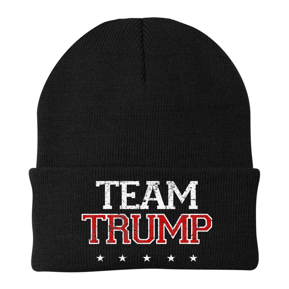 Team Trump Shirts Maga Trump Support Republican Beanie