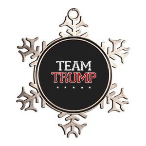 Team Trump Shirts Maga Trump Support Republican Metallic Star Ornament