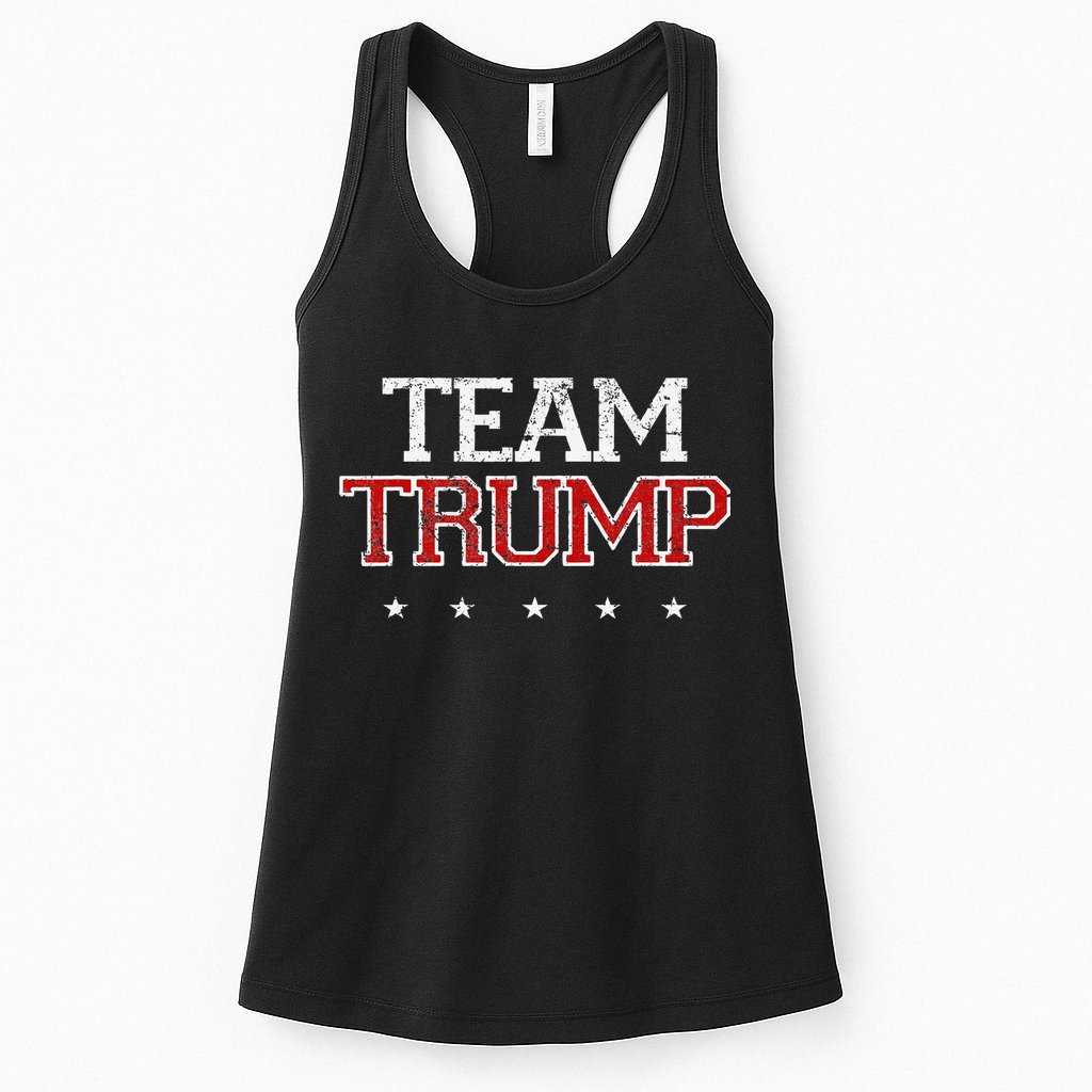 Team Trump Shirts Maga Trump Support Republican Womens Tank Top