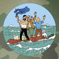 Tin Tin Sea Adventure With Captain Haddock Legacy Tie Dye Trucker Hat