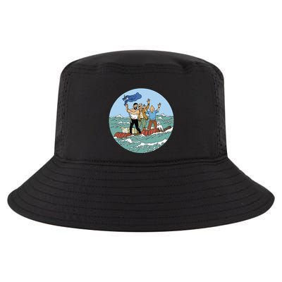 Tin Tin Sea Adventure With Captain Haddock Cool Comfort Performance Bucket Hat