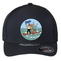 Tin Tin Sea Adventure With Captain Haddock Flexfit Unipanel Trucker Cap
