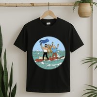 Tin Tin Sea Adventure With Captain Haddock T-Shirt