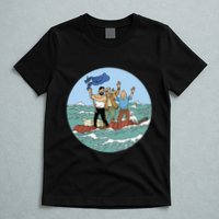 Tin Tin Sea Adventure With Captain Haddock T-Shirt