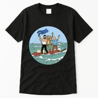 Tin Tin Sea Adventure With Captain Haddock Tall T-Shirt