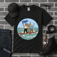 Tin Tin Sea Adventure With Captain Haddock Tall T-Shirt