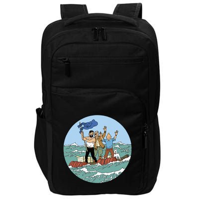 Tin Tin Sea Adventure With Captain Haddock Impact Tech Backpack