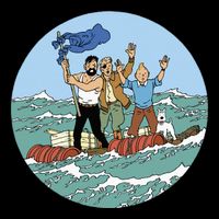 Tin Tin Sea Adventure With Captain Haddock 7-Panel Snapback Hat