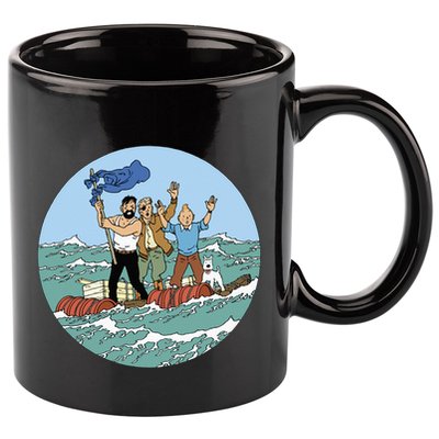 Tin Tin Sea Adventure With Captain Haddock 11oz C Handle Ceramic Mug