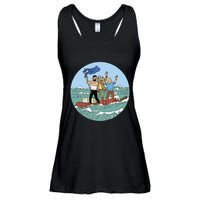 Tin Tin Sea Adventure With Captain Haddock Ladies Essential Flowy Tank
