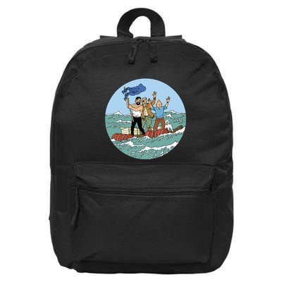 Tin Tin Sea Adventure With Captain Haddock 16 in Basic Backpack