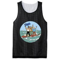 Tin Tin Sea Adventure With Captain Haddock Mesh Reversible Basketball Jersey Tank