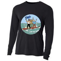 Tin Tin Sea Adventure With Captain Haddock Cooling Performance Long Sleeve Crew
