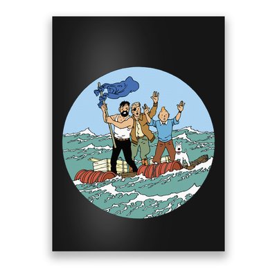 Tin Tin Sea Adventure With Captain Haddock Poster