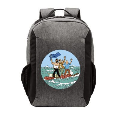 Tin Tin Sea Adventure With Captain Haddock Vector Backpack