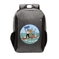 Tin Tin Sea Adventure With Captain Haddock Vector Backpack