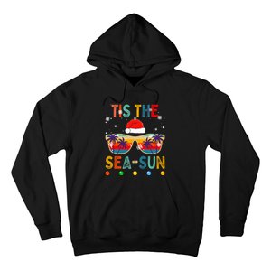 Tis The Sea Sun Summer Christmas In July Hoodie