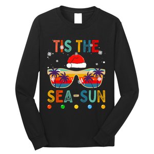 Tis The Sea Sun Summer Christmas In July Long Sleeve Shirt