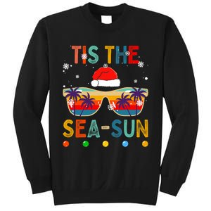 Tis The Sea Sun Summer Christmas In July Sweatshirt