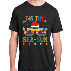 Tis The Sea Sun Summer Christmas In July Adult ChromaSoft Performance T-Shirt