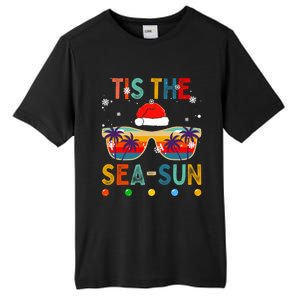 Tis The Sea Sun Summer Christmas In July Tall Fusion ChromaSoft Performance T-Shirt