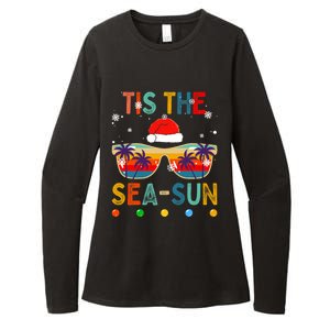 Tis The Sea Sun Summer Christmas In July Womens CVC Long Sleeve Shirt