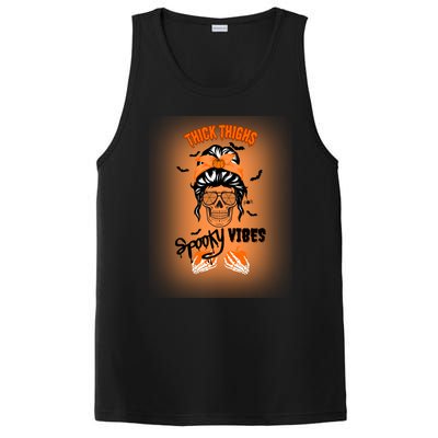 Thick Thighs Spooky Vibes Gift PosiCharge Competitor Tank