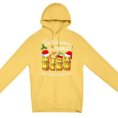 Tis The Season For Tamales Christmas Holiday Mexican Food Premium Pullover Hoodie