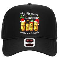 Tis The Season For Tamales Christmas Holiday Mexican Food High Crown Mesh Back Trucker Hat