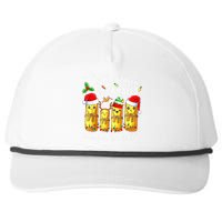 Tis The Season For Tamales Christmas Holiday Mexican Food Snapback Five-Panel Rope Hat