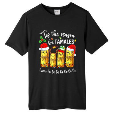 Tis The Season For Tamales Christmas Holiday Mexican Food Tall Fusion ChromaSoft Performance T-Shirt