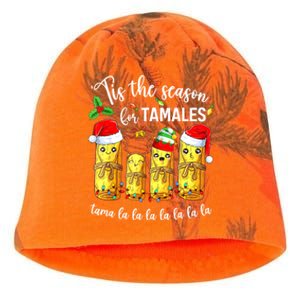 Tis The Season For Tamales Christmas Holiday Mexican Food Kati - Camo Knit Beanie