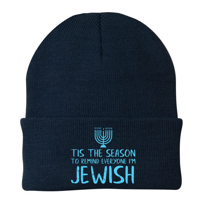 Tis The Season To Remind Everyone Im Jewish Knit Cap Winter Beanie