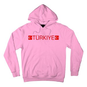 Turkiye Turkish Sports Jersey Style Turkey Flag Hoodie