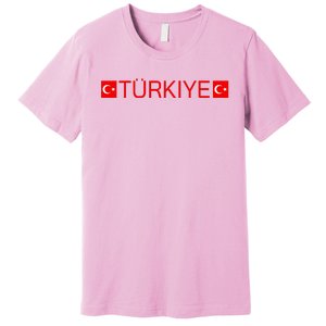 Turkiye Turkish Sports Jersey Style Turkey Flag Premium T-Shirt