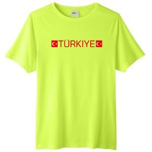 Turkiye Turkish Sports Jersey Style Turkey Flag Tall Fusion ChromaSoft Performance T-Shirt